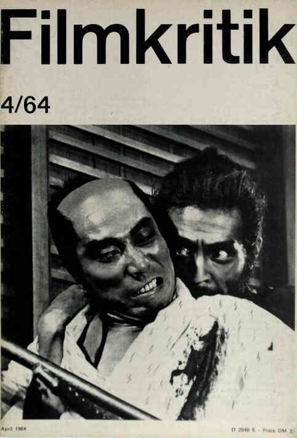 FILMKRITIK magazine side cover Issue 4 April 1964