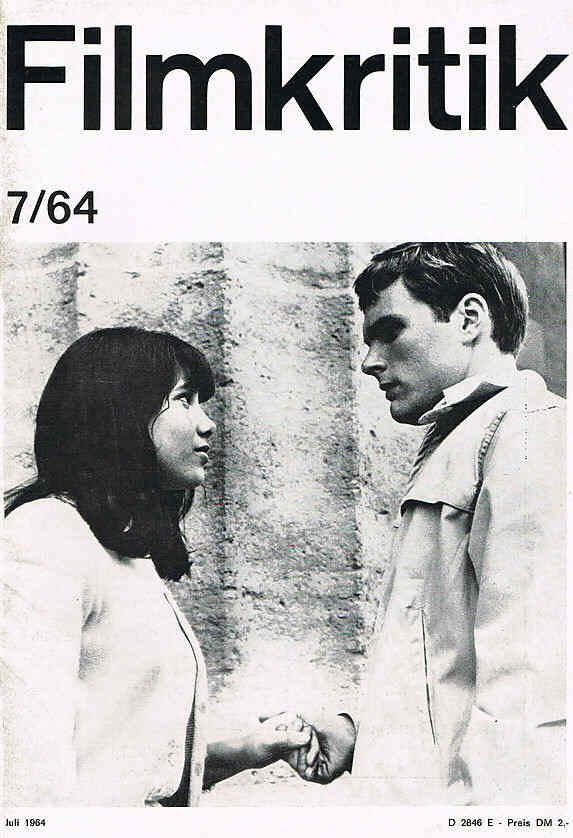 FILMKRITIK magazine side cover Issue 7 July 1964