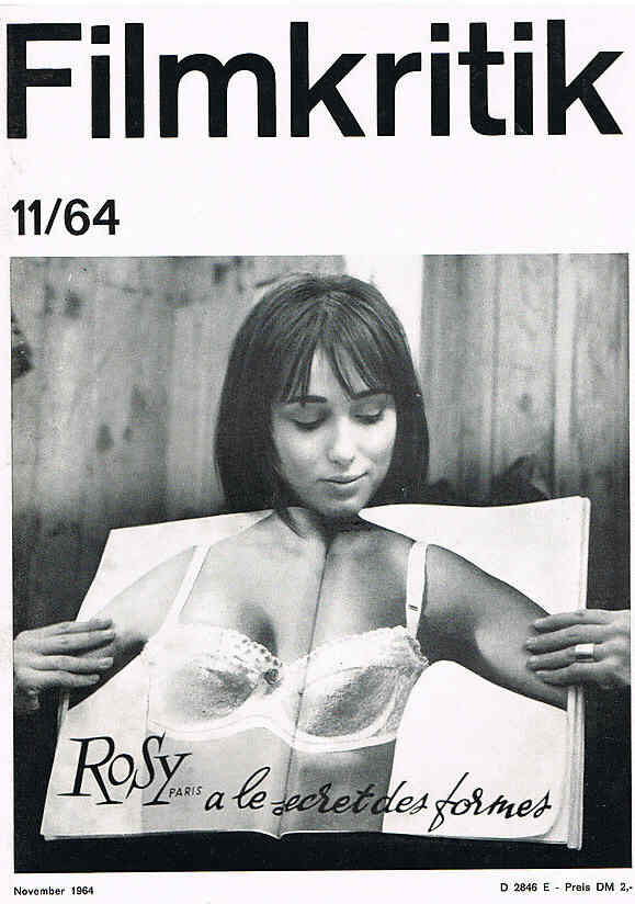 FILMKRITIK magazine side cover Issue 11 November 1964