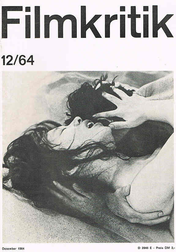 FILMKRITIK magazine side cover Issue 12 December 1964