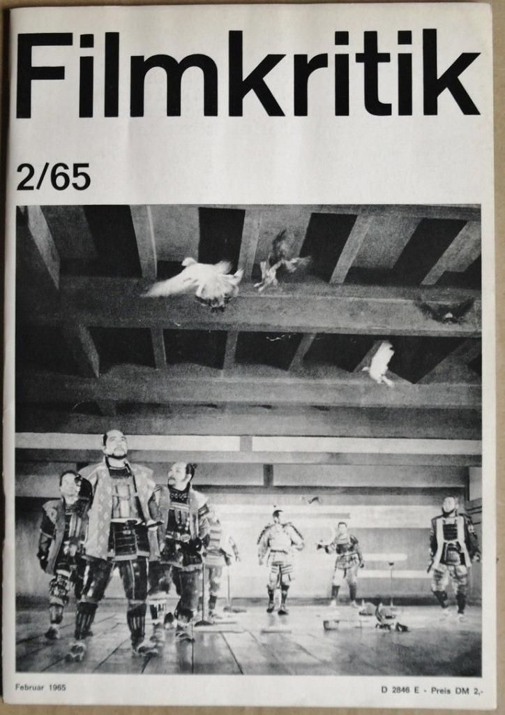 FILMKRITIK magazine side cover Issue 2 February 1965
