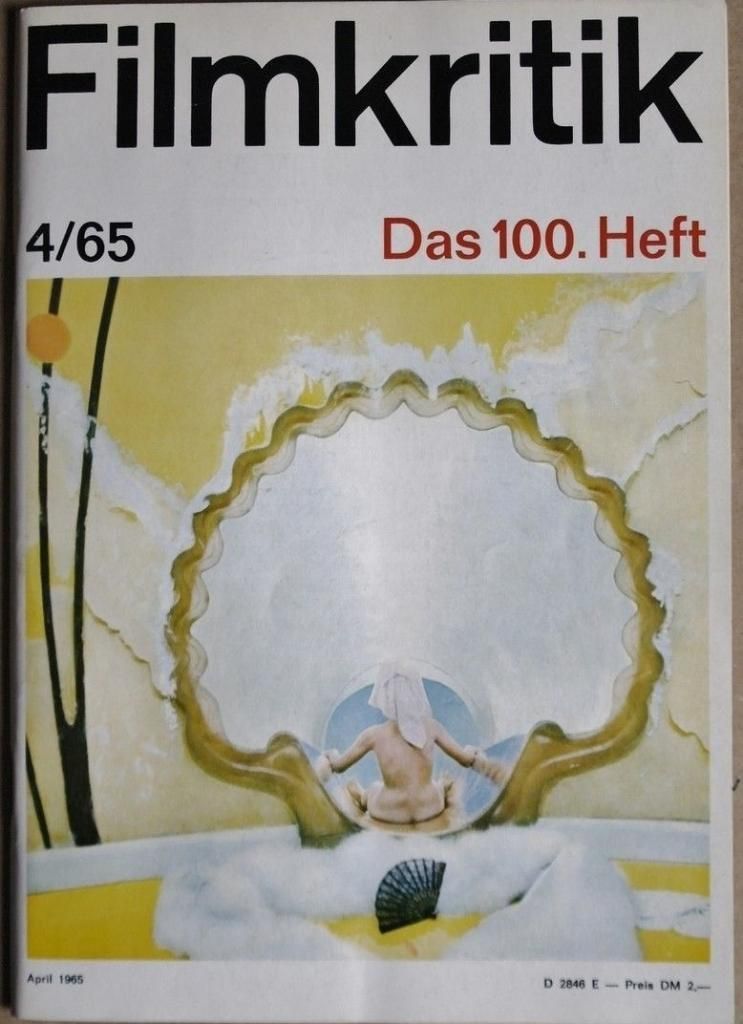 FILMKRITIK magazine side cover Issue 4 April 1965