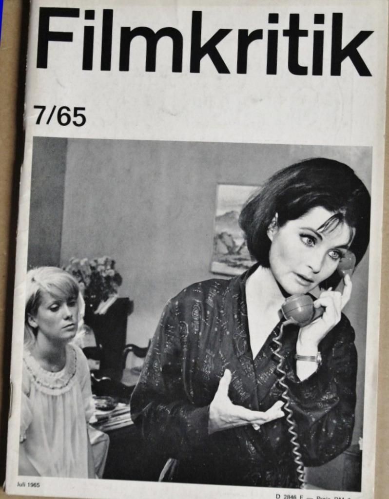 FILMKRITIK magazine side cover Issue 7 July 1965
