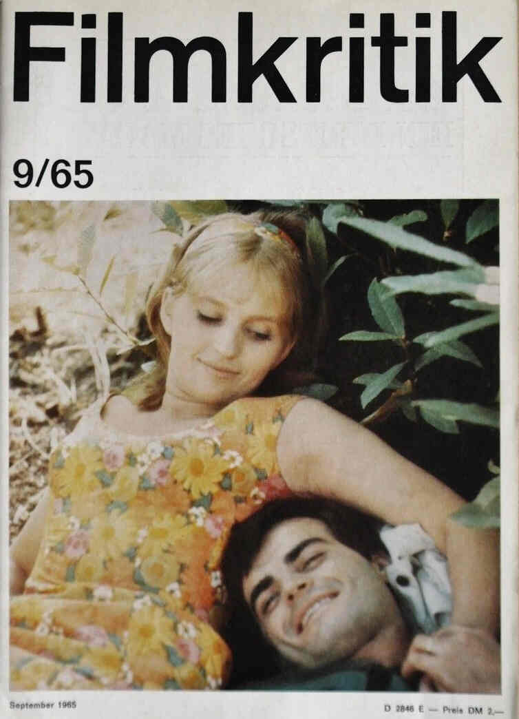FILMKRITIK magazine side cover Issue 9 September 1965