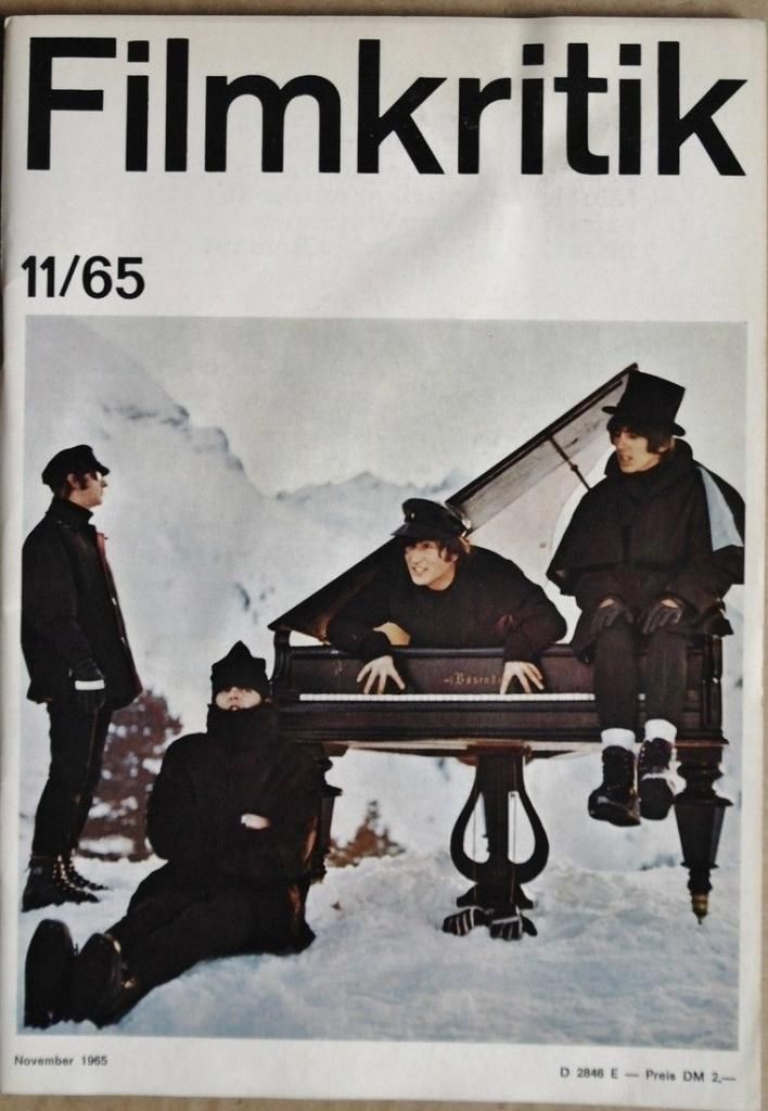 FILMKRITIK magazine side cover Issue 11 November 1965
