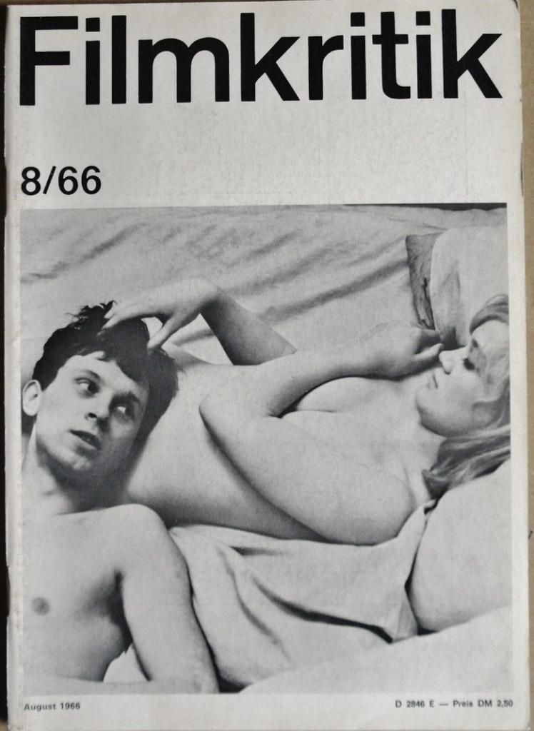 FILMKRITIK magazine side cover Issue 8 August 1966