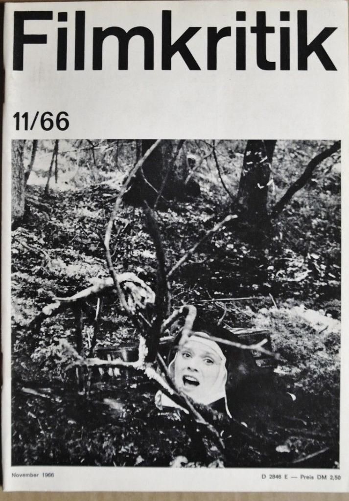 FILMKRITIK magazine side cover Issue 11 November 1966