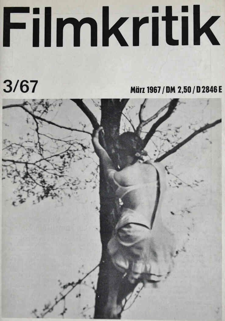 FILMKRITIK magazine side cover Issue 3 March 1967