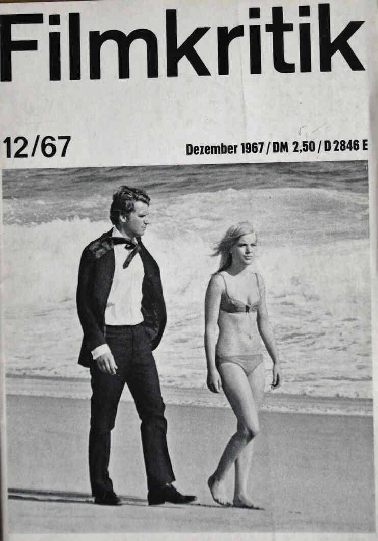 FILMKRITIK magazine side cover Issue 12 December 1967