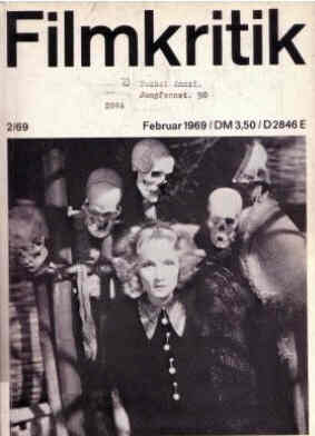 FILMKRITIK magazine side cover Issue 2 February 1969