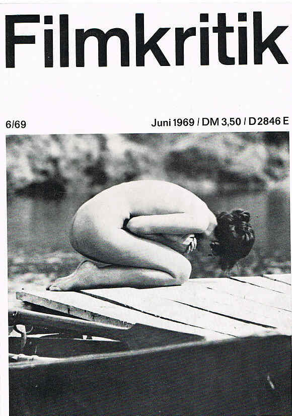 FILMKRITIK magazine side cover Issue 6 June 1969