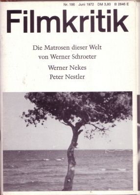 FILMKRITIK magazine side cover Issue 186 June 1972