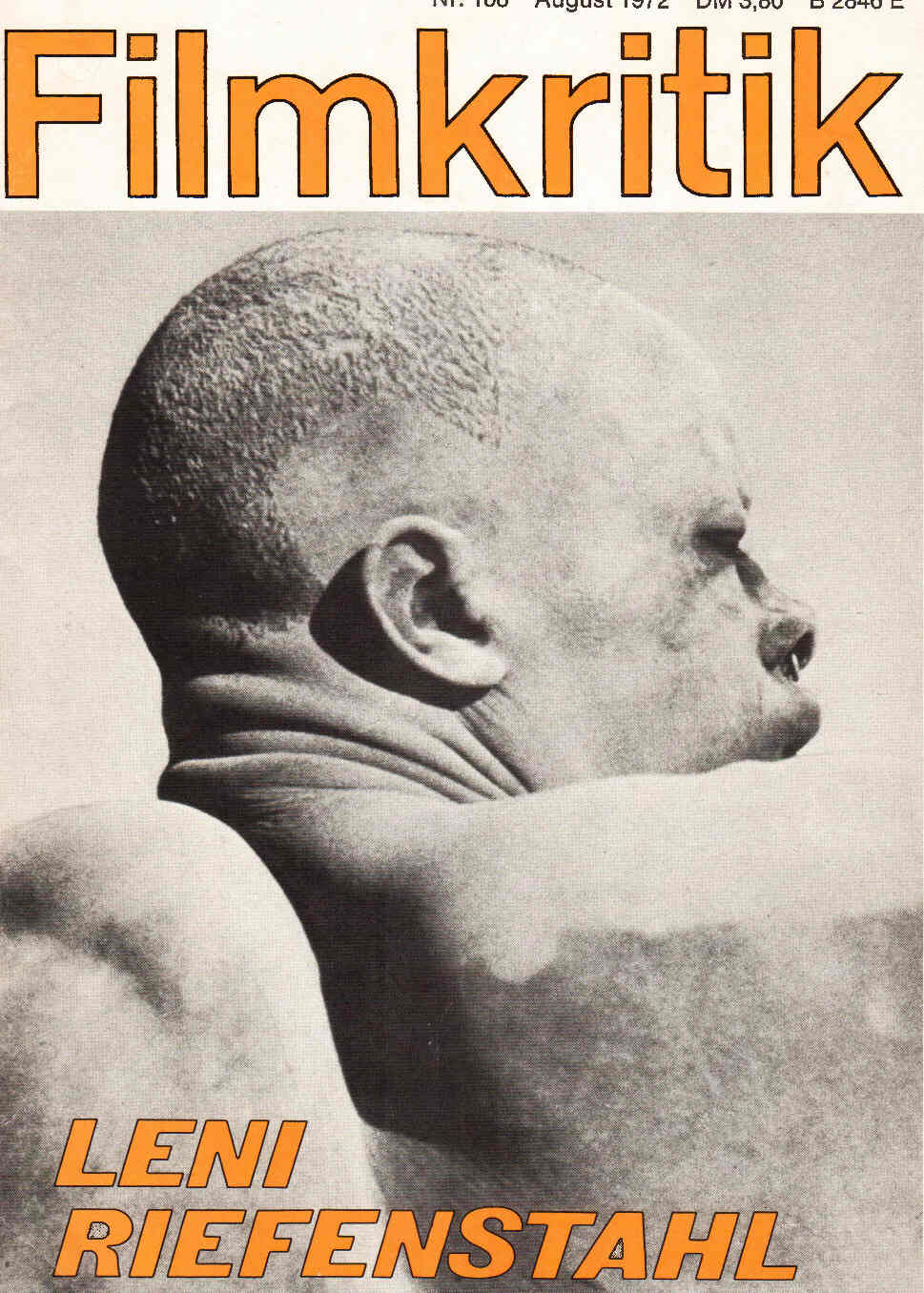FILMKRITIK magazine side cover Issue 188 August 1972