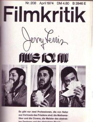FILMKRITIK magazine side cover Issue 208 April 1974