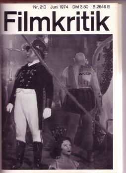 FILMKRITIK magazine side cover Issue 210 June 1974