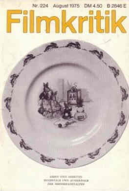 FILMKRITIK magazine side cover Issue 224 August 1975