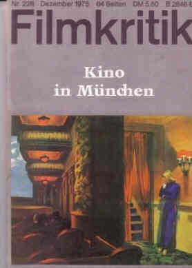 FILMKRITIK magazine side cover Issue 228 December 1975