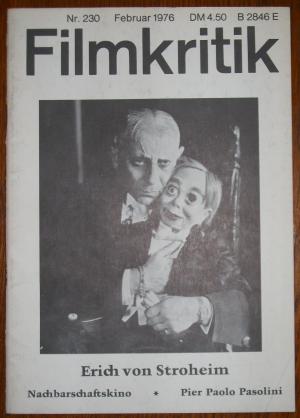FILMKRITIK magazine side cover Issue 230 February 1976