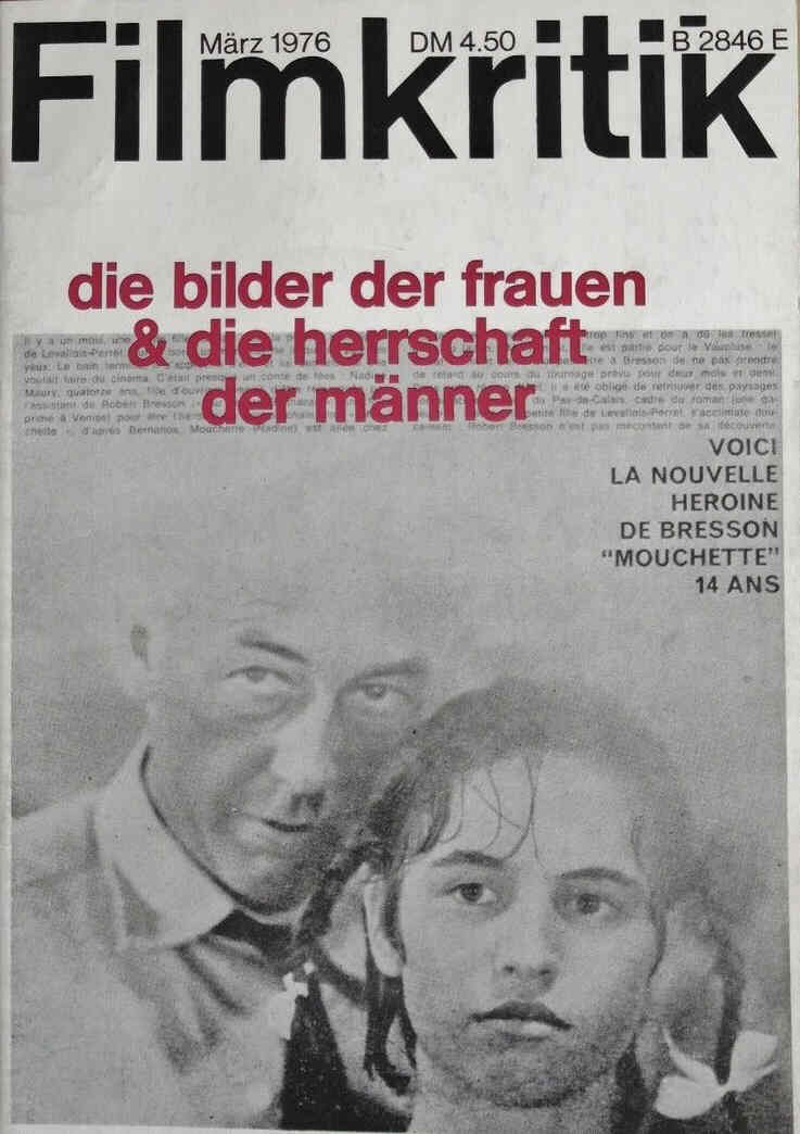 FILMKRITIK magazine side cover Issue 231 March 1976