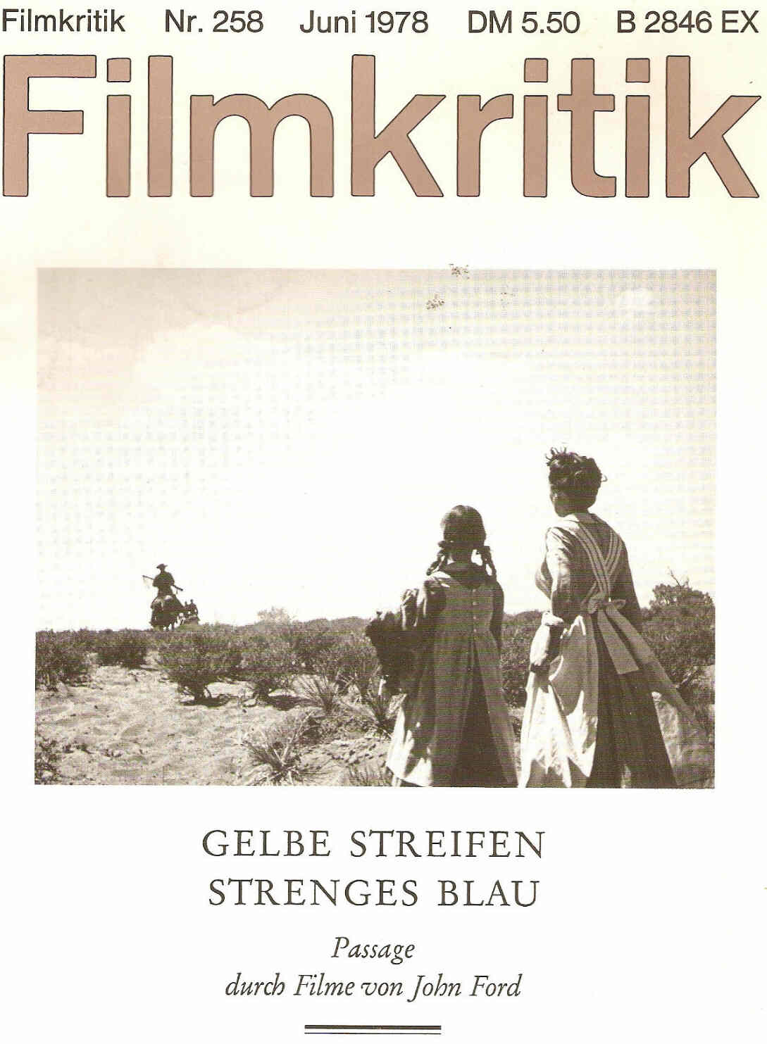 FILMKRITIK magazine side cover Issue 258 June 1978