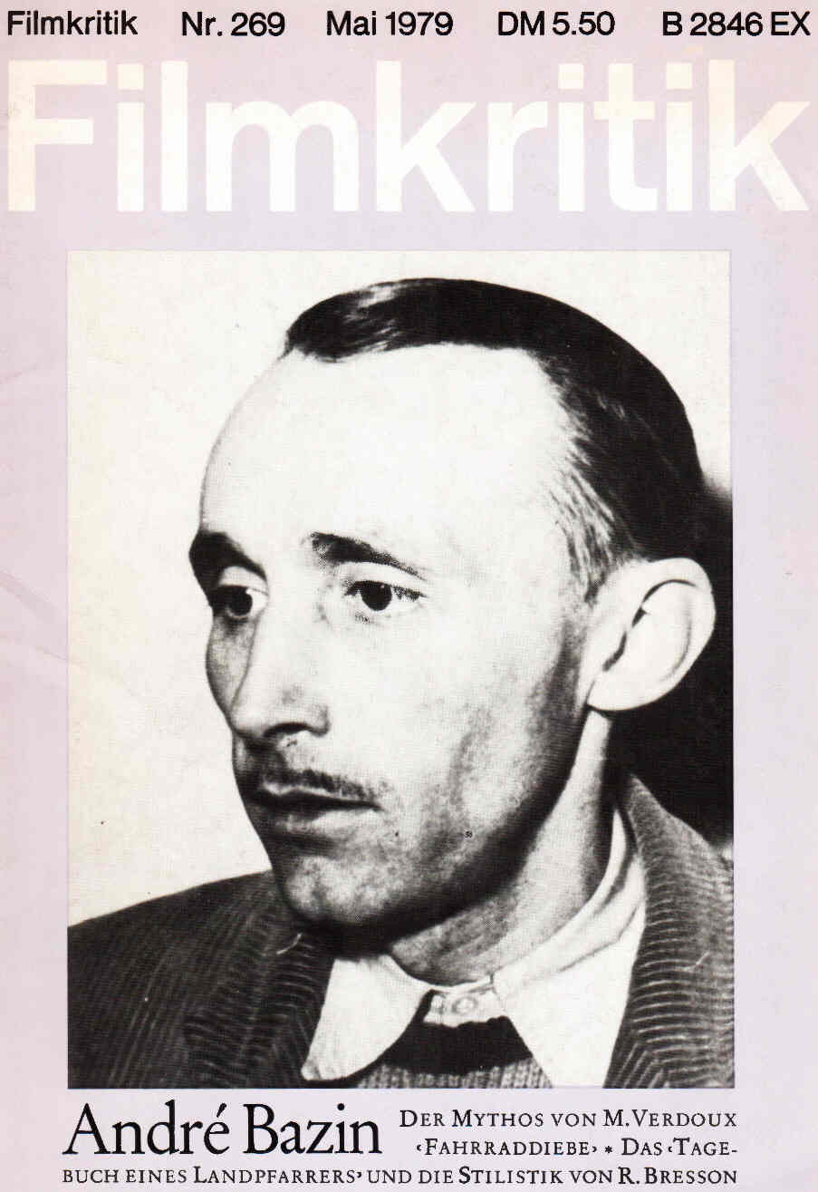FILMKRITIK magazine side cover Issue 269 May 1979