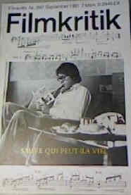 FILMKRITIK magazine side cover Issue 297 September 1981