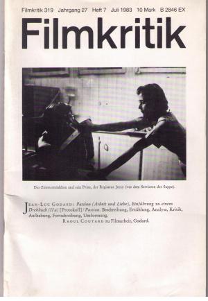 FILMKRITIK magazine side cover Issue 319 July 1983