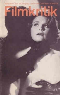 FILMKRITIK magazine side cover Issue 323 November 1983