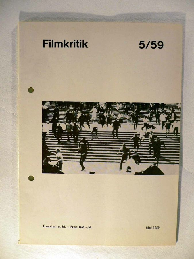 FILMKRITIK magazine side cover Issue 5 May 1959