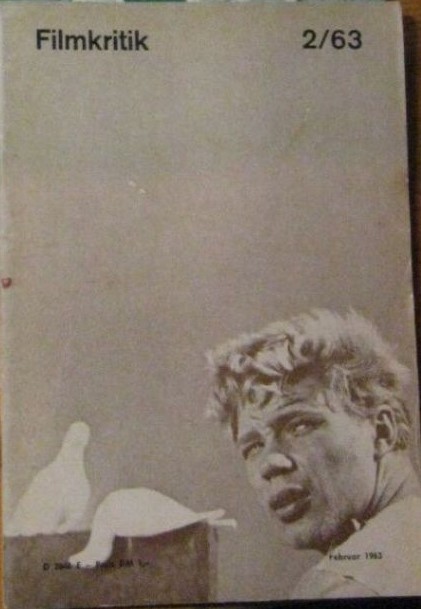 FILMKRITIK magazine side cover Issue 2 February 1963