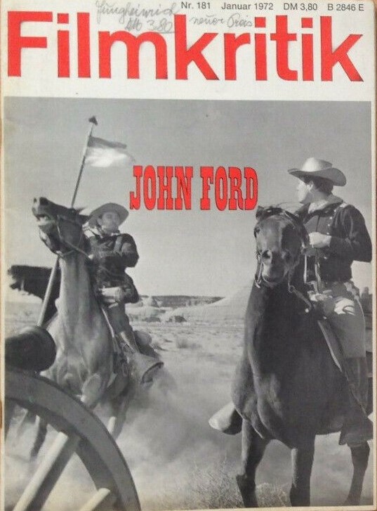 FILMKRITIK magazine side cover Issue 181 January 1972