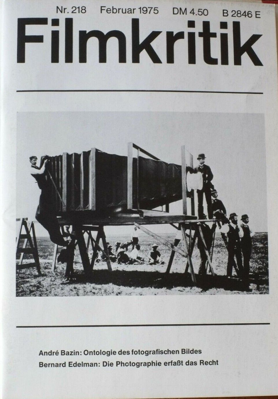 FILMKRITIK magazine side cover Issue 218 February 1975