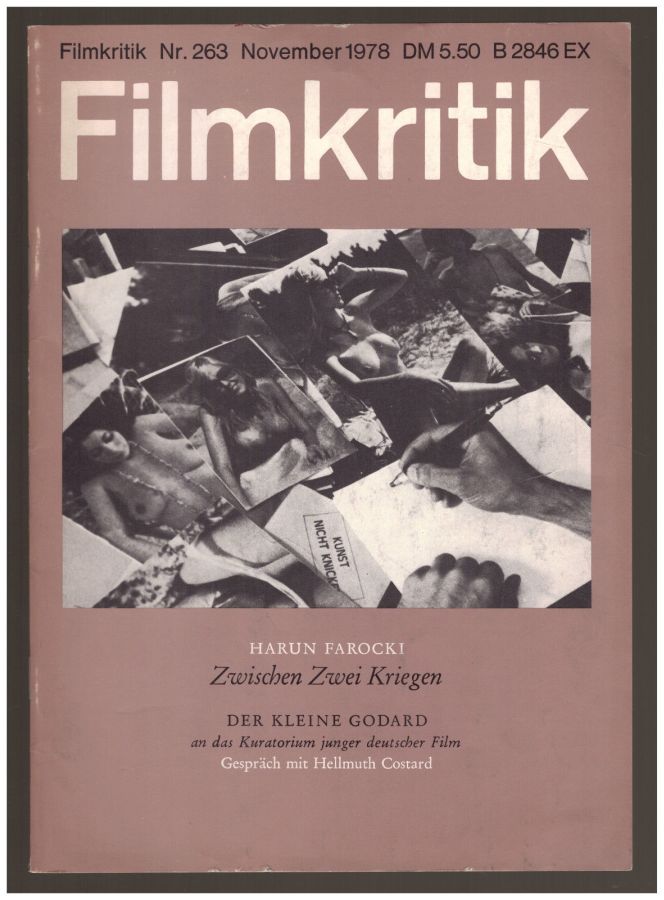 FILMKRITIK magazine side cover Issue 263 November 1978