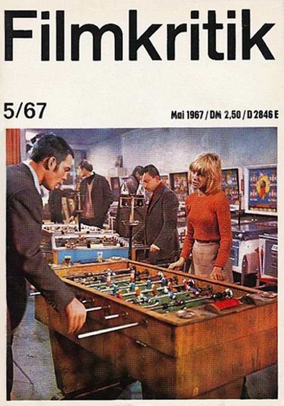 FILMKRITIK magazine side cover Issue 5  May 1967