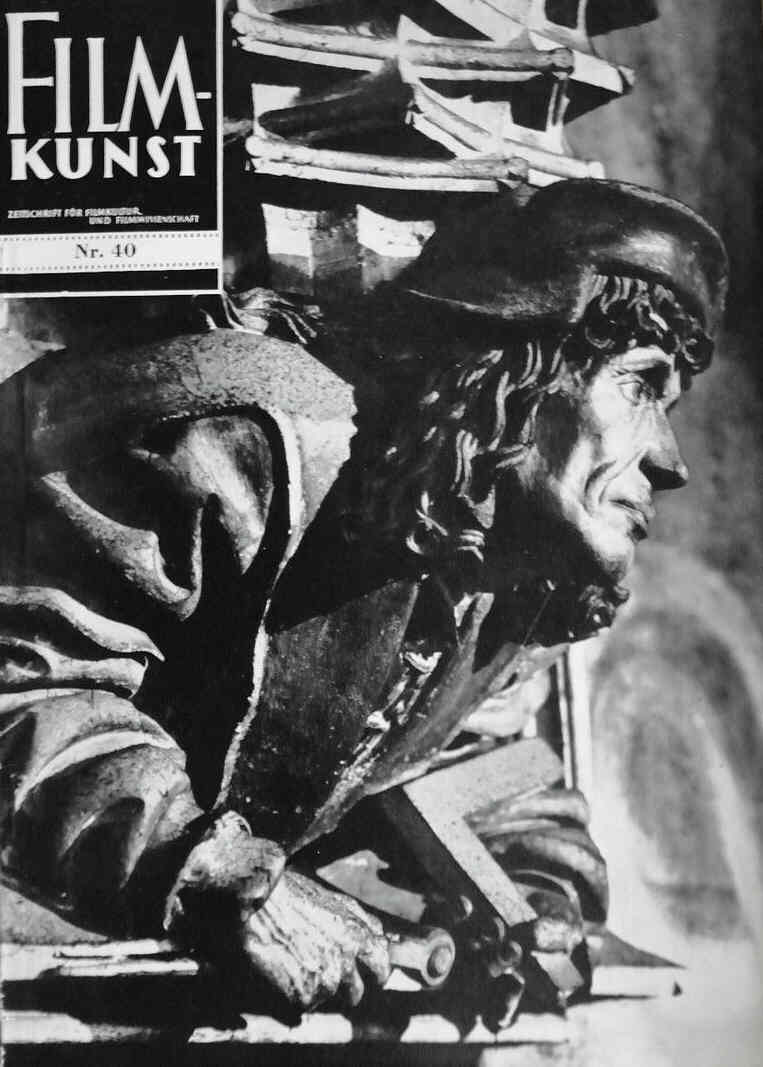 FILMKUNST magazine side cover Issue 40  1963