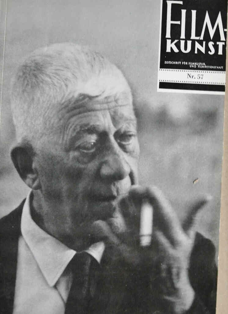 FILMKUNST magazine side cover Issue 57  1971