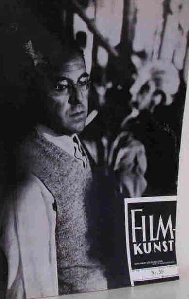 FILMKUNST magazine side cover Issue 59  1972