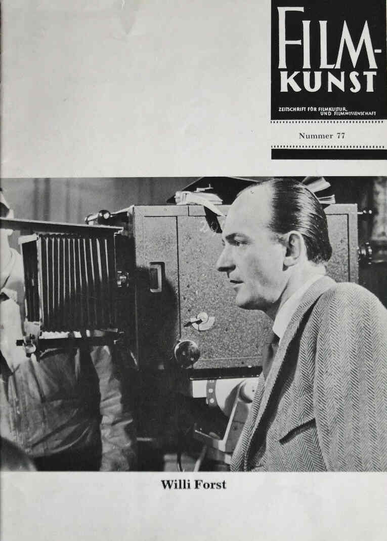 FILMKUNST magazine side cover Issue 77  1977