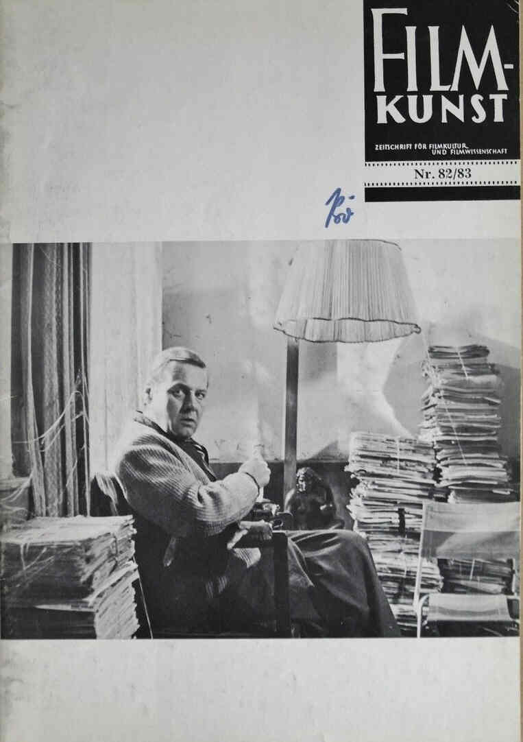 FILMKUNST magazine side cover Issue 82/83  1979