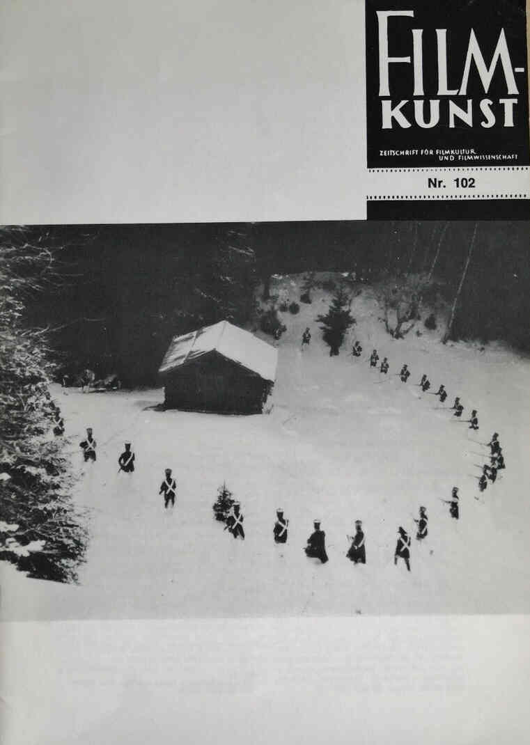 FILMKUNST magazine side cover Issue 102  1984