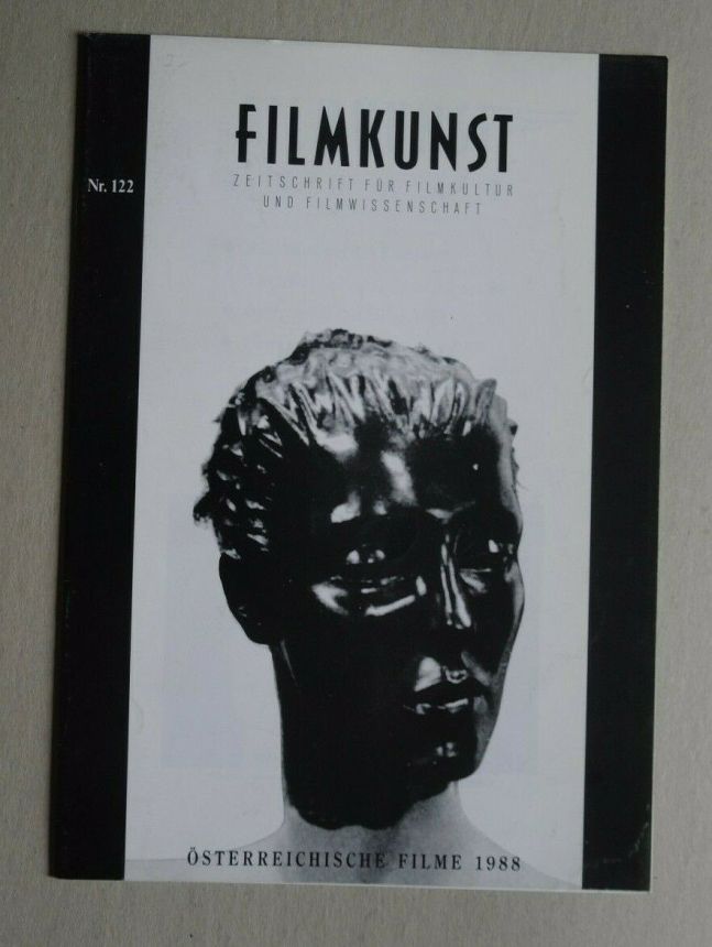 FILMKUNST magazine side cover Issue 122  1988