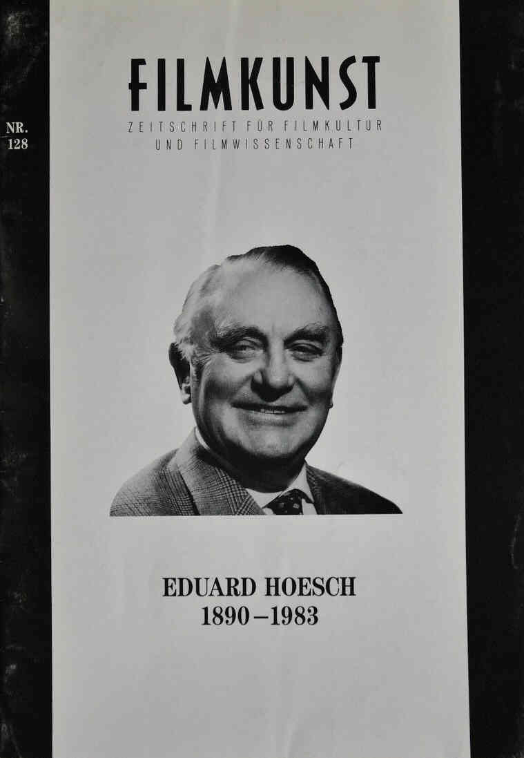 FILMKUNST magazine side cover Issue 128  1989