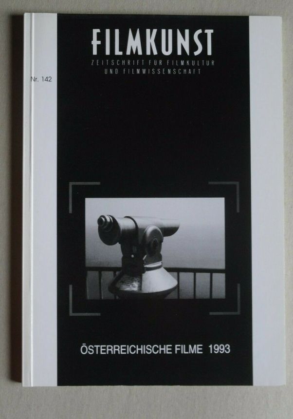 FILMKUNST magazine side cover Issue 142  1993