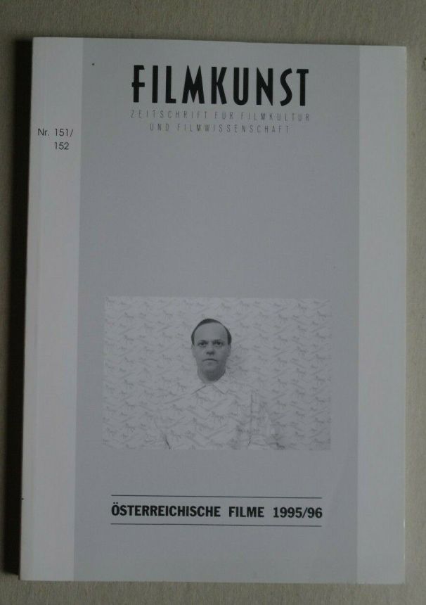 FILMKUNST magazine side cover Issue 151-2  1996