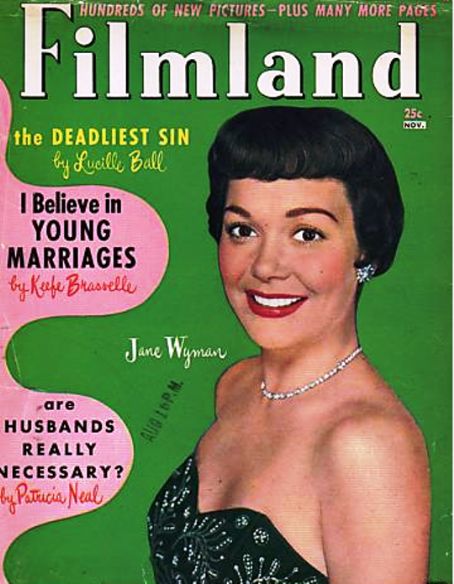 FILMLAND magazine side cover Issue 6  Vol 1 # 6 November 1950