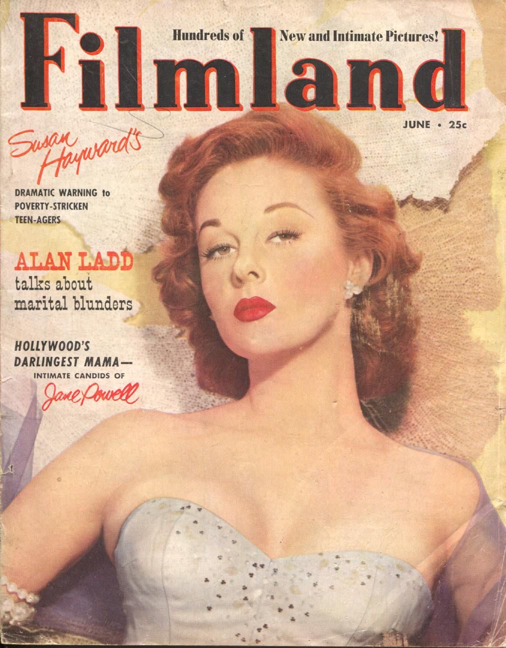 FILMLAND magazine side cover  Vol 2 # 3 June 1952