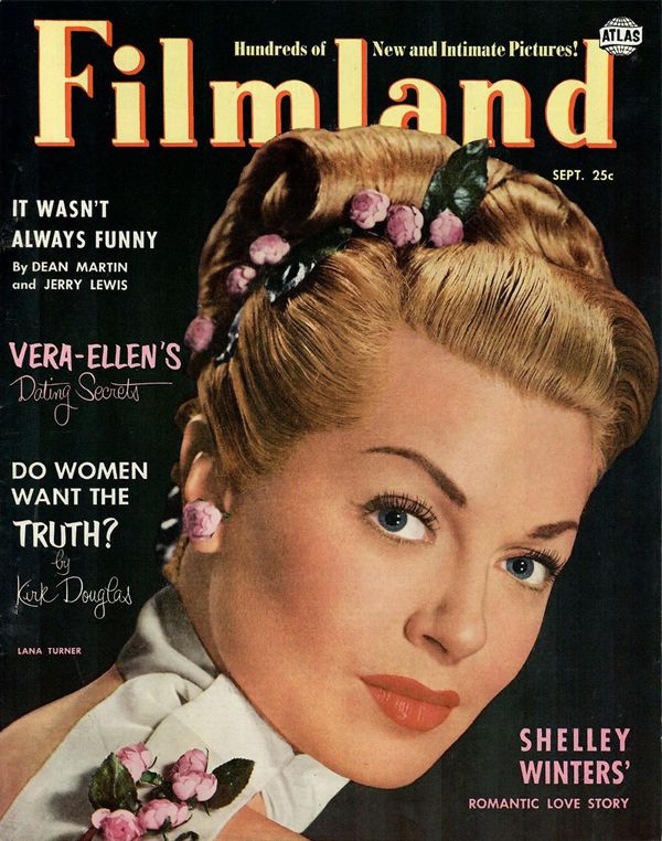 FILMLAND magazine side cover  Vol 2 # 5 September 1952