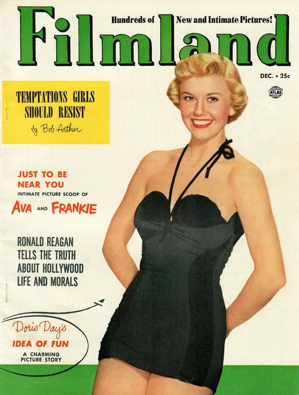 FILMLAND magazine side cover  Vol 2 # 8 December 1952