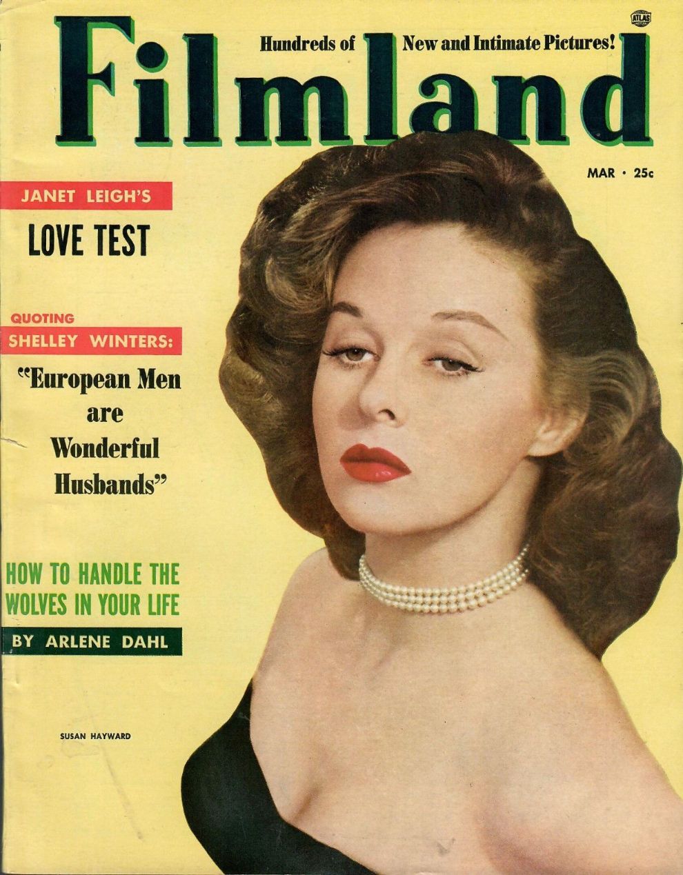 FILMLAND magazine side cover  Vol 3 # 3 March 1953