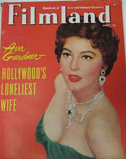 FILMLAND magazine side cover  Vol 3 # 4 April 1953